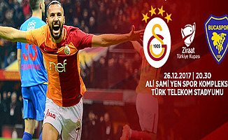 Galatasaray-Bucaspor ile oynuyor