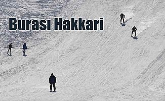Hakkari'de kayak keyfi: 2 bin 800 rakımlı Merga Bütan hafta sonu doldu