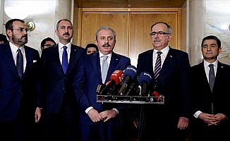 Milli Mutabakat Komisyonu üyeleri Erdoğan'a sunum yaptı