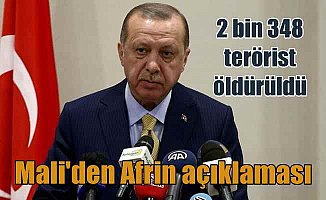 Erdoğan Mali'den açıkladı, 2 bin 348 terörist etkisiz hale getirildi...