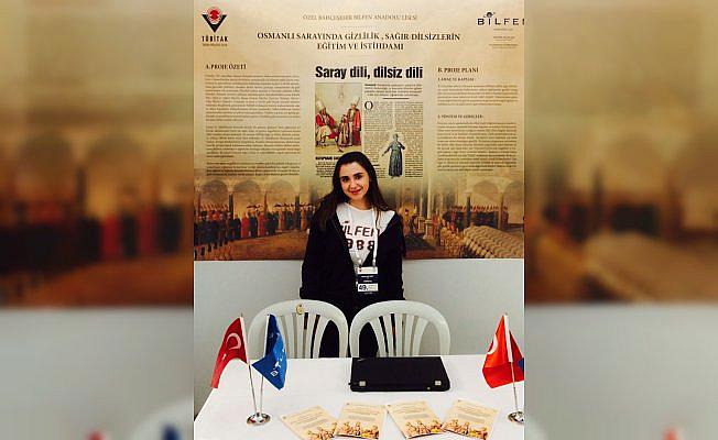 Bilfen öğrencisi Soyyiğit'in tarih projesi TÜBİTAK'tan ödül aldı