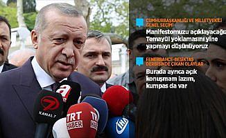 Cumhurbaşkanı Erdoğan: Kampanya başladı, manifestomuzu açıklayacağız