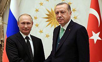 Erdoğan ile Putin Suriye'yi görüştü