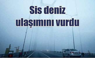 Sis, İstanbul deniz trafiğini vurdu, tüm seferler iptal