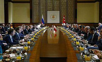 Türkiye-Rusya Üst Düzey İşbirliği Konseyi Toplantısı gerçekleşti