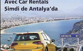 Avec Car Rentals Şimdi de Antalya’da