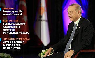 Cumhurbaşkanı Erdoğan canlı yayında gündemi değerlendirdi