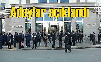 Seçim 2018; AK Parti milletvekili adayları belli oldu