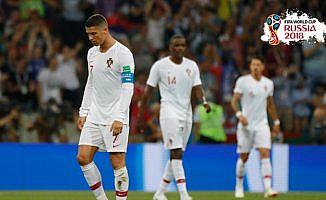 Ronaldo'lu Portekiz elendi Uruguay, Fransa'nın rakibi oldu