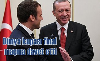 Macron, Erdoğan'ı Dünya Kupası final maçına davet etti.