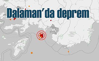Dalaman'da deprem oldu 4.2; Akdeniz beşik gibi sallanıyor