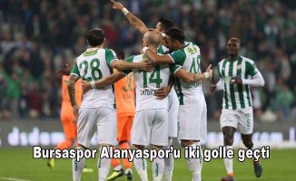 Bursaspor  2- Aytemiz Alanyaspor 0