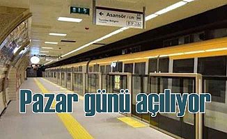 Üsküdar-Çekmeköy metrosu pazar günü açılıyor