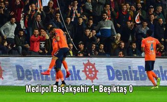 Başakşehir, Beşiktaş'ı tek golle geçti