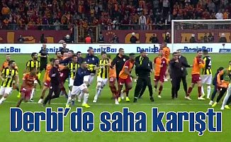 Galatasaray 2- Fenerbahçe 2 : Derbi sonrası kavga çıktı