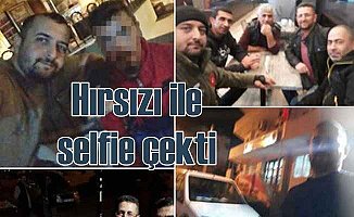 Hırsızı ile selfie çektirdi, ardından polise teslim etti