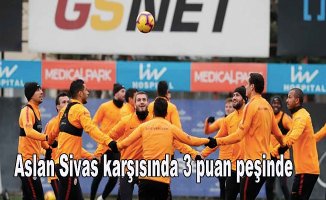 Galatasaray evinde Demir Grup Sivasspor'u ağırlıyor