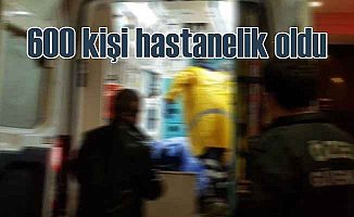 Burdur'da en az 600 kişi hastanelik oldu