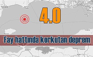 Son Depremler, Marmara Denizi'nde korkutan deprem; 4.0