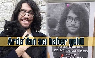 Kayıp üniversite öğrencisi Arda Duman'dan acı habekr