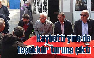 CHP Seydişehir adayı Katlav | Kaybetti yine de teşekkür turuna çıktı