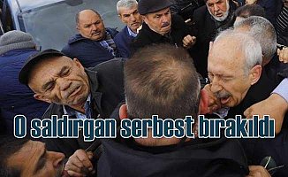 Kılıçdaroğlu'na yumruk atan saldırgan serbest bırakıldı