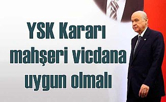 Bahçeli'den YSK'ya çağrı, 'İstanbul seçimi tekrarlanmalı'