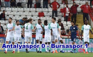 Bursaspor 7 maç sonra galip