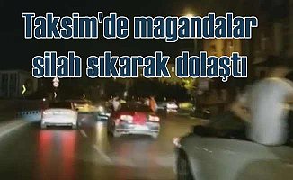 İstanbul'un göbeğinde magandalar silah sıktı