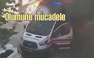 Hasta taşıyan ambulans ateş aldı, hemşireler alevlere daldı