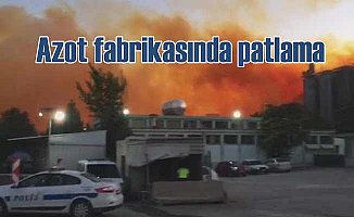 Kütahya'da azot fabrikasında korkutan patlama