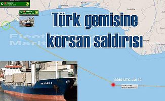 Türk gemisine korsan saldırısı, 10 denizcimiz kaçırıldı
