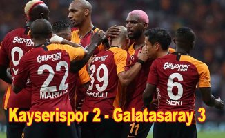 Galatasaray 3 puanı uzatmalarda aldı 