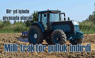 Türkiye'nin ilk milli elektrikli traktörü sahaya indi