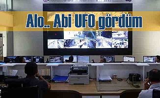 UFO gören 155 Polis İmdat hattını arıyor