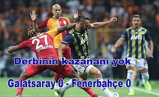Derbide kazanan yok | Galatasaray 0 - Fenerbahçe 0
