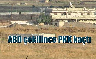ABD askerleri çekilince PKK'lı teröristler kaçtı