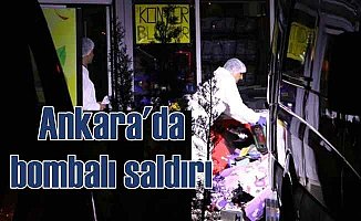 Ankara'da markete bombalı saldırı
