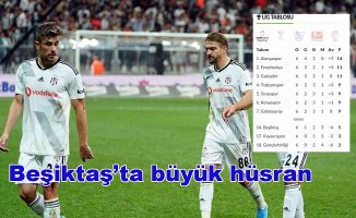 Beşiktaş'ta büyük çöküş