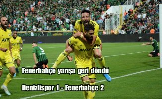 Fenerbahçe, Denizli'den 3 puanla dönüyor