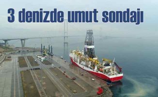 Türkiye 3 denizde birden petrol aramaya hız verdi