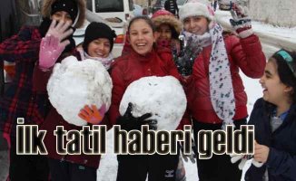 Kar tatili haberi Kahramanmaraş'tan geldi