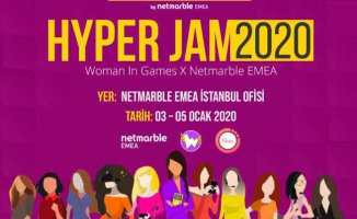 Yılın ilk Hyper Jam maratonu 3 Ocak’ta Women in Games işbirliğiyle