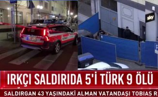 Almanya'da ırkçı saldırı Türk kafelerini hedef aldı | 11 ölü var