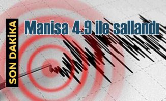 Manisa'da deprem, Kırkağaç 4.9 ile sallandı