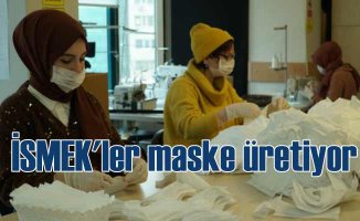 İstanbullu'nun maskesini İSMEK üretiyor