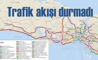 Koronavirüs İstanbul'da trafiği durdurmaya yetmedi