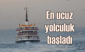 Türkiye'nin en ucuz deniz yolculuğu başladı | 5 kuruşa kıtalararası yolculuk