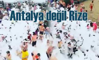 Rize'de köpüklü partiye korona cezası