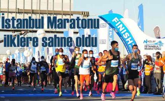 42'nci İstanbul Maratonu ilklere sahne oldu